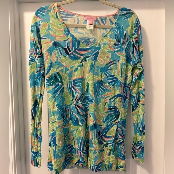 Lilly Pulitzer Women's Liesel Multicolor Sweater Tunic - Picture 2 of 8